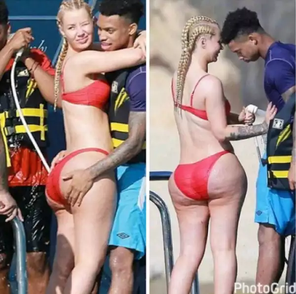 Iggy Azalea puts ass on display as she enjoys vacation with her new boo